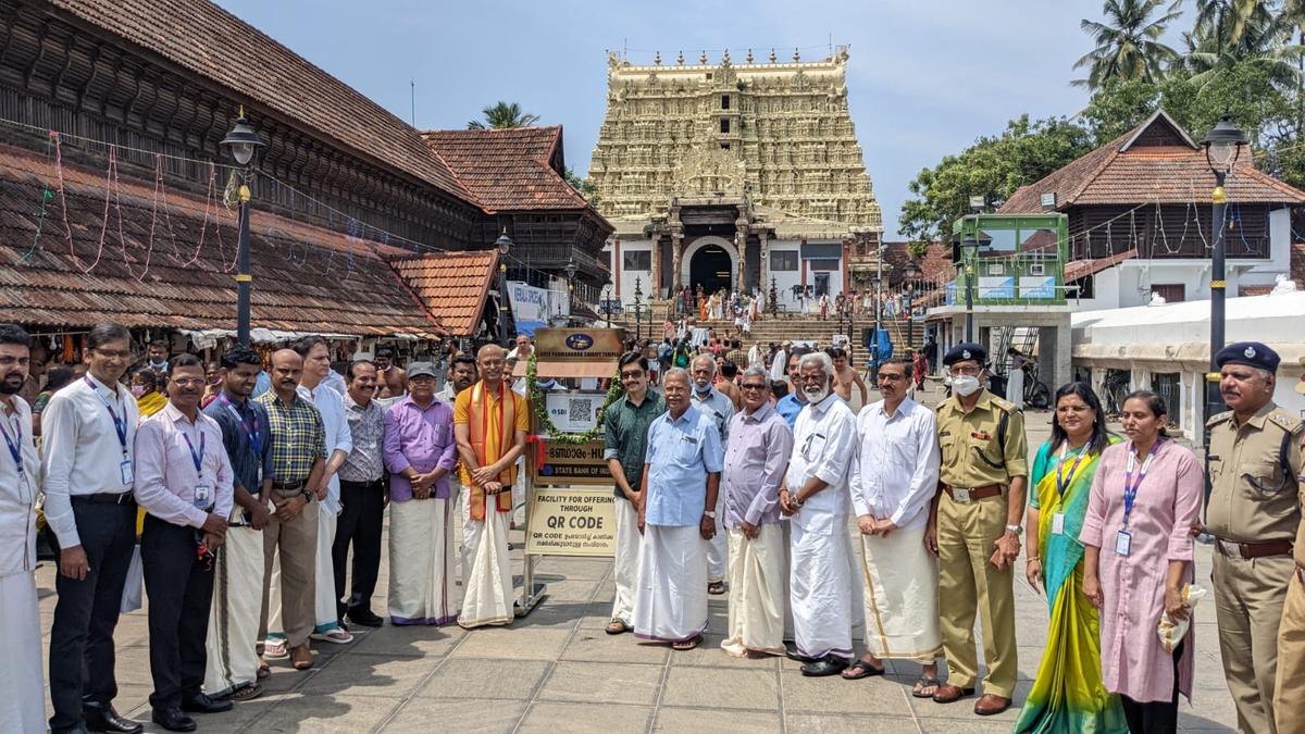 e hundis installed at Sree Padmanabhaswamy temple The Hindu